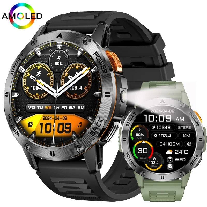 

Новинка 2025 года, прочные военные GPS-трековые умные часы для мужчин, Bluetooth-вызов, 400 мАч, 3 атм, водонепроницаемые уличные умные часы для Android IOS