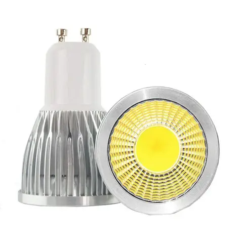 Super brillante 85-265V GU10 COB 9W 12W 15W 18W 21W 25W bombilla LED para lámpara 110V 220V foco blanco cálido/blanco frío iluminación led