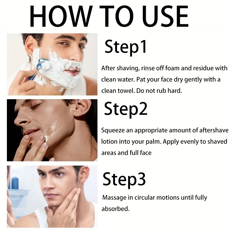 Men's Collagen After Shave Cream Firming Lighten Fine Lines Hydrating and Brightening Moisturizing Cream