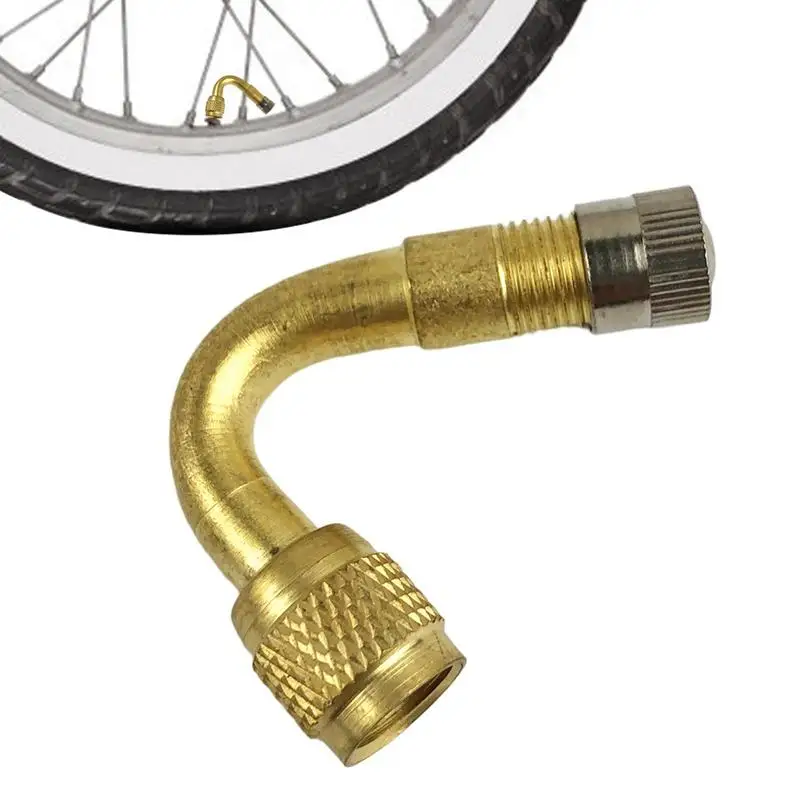 1Pcs Motorcycle 45 90 135 Degree Angle Bent Valve Adaptor Tyre Tube Valve Extension Adapter for Truck Car Moto Bike