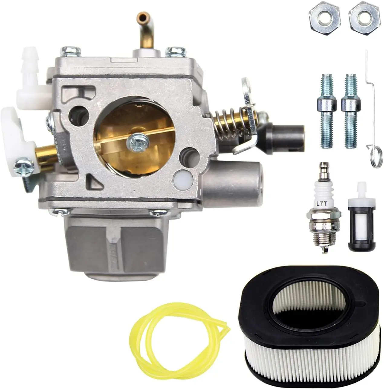 Carburetor with Air Filter Kit Compatible with Stihl MS661 Chainsaw Replace 1144 120 0600 WJ-135B 1144 140 4402