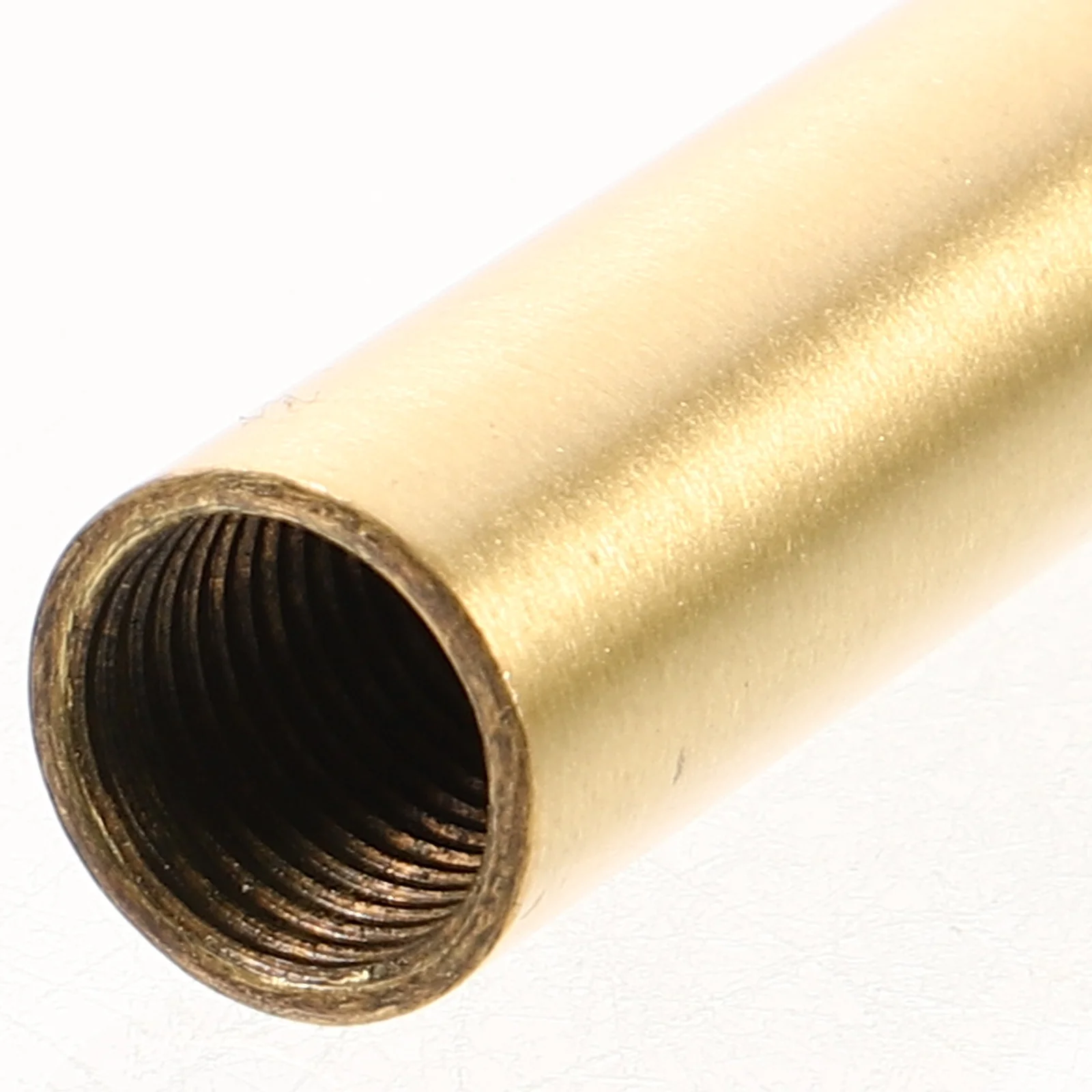 

M10 Copper Threaded Straight Tube For Lighting Fixtures Lamp Stem Replacement Vintage Wall Table Lamp Hardware Hollow Downrod