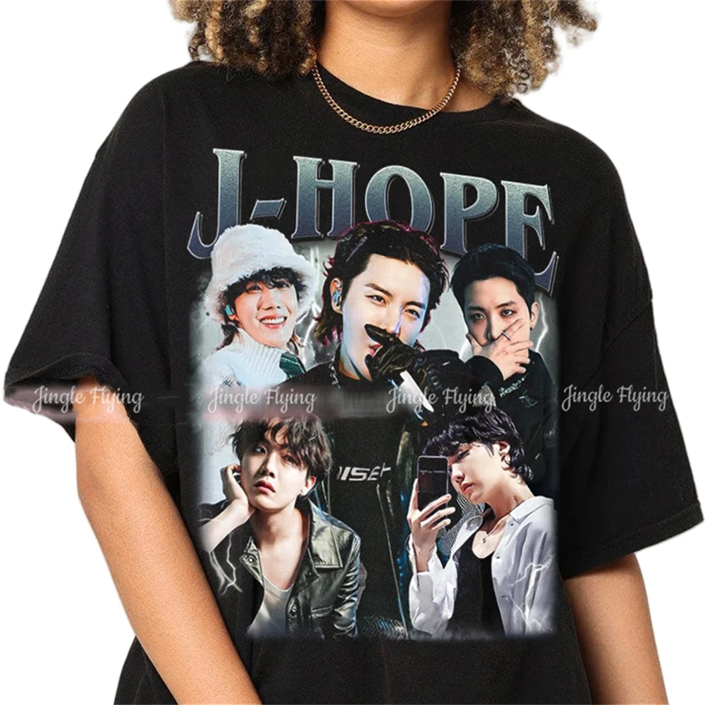 100% Cotton Hope Korean Pop Tshirt Vintage Unisex Shirt