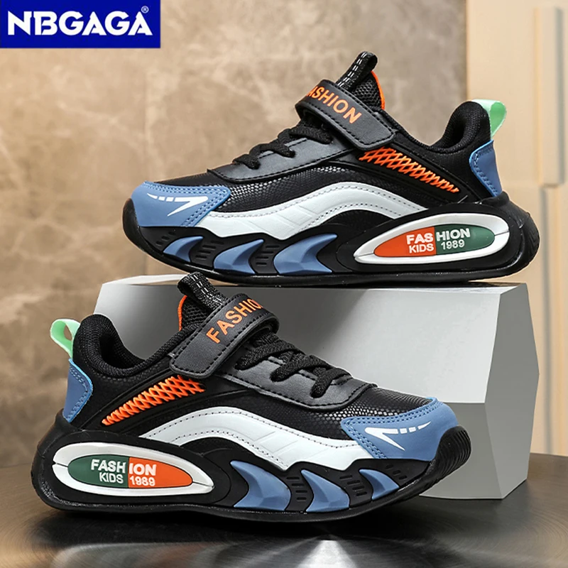 

Теннисные кроссовки, детские весенне-осенние новые спортивные туфли для мальчиков и девочек, повседневная обувь на плоской подошве, кожаная детская прогулочная обувь на мягкой подошве