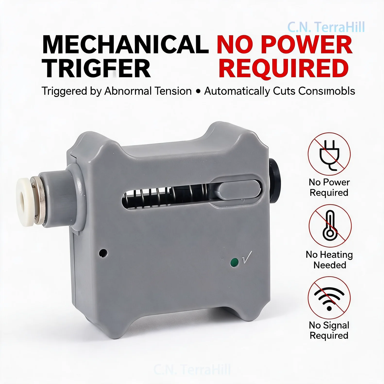 3D Printer Filament Auto Cutter Anti-Tangle Breakage Detector for 1.75mm Filament Compatible with Creality Bambu Lab