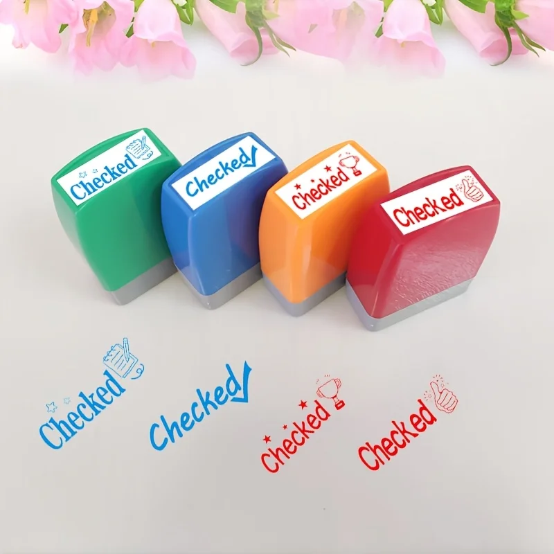 Teacher reward stamp, with a 