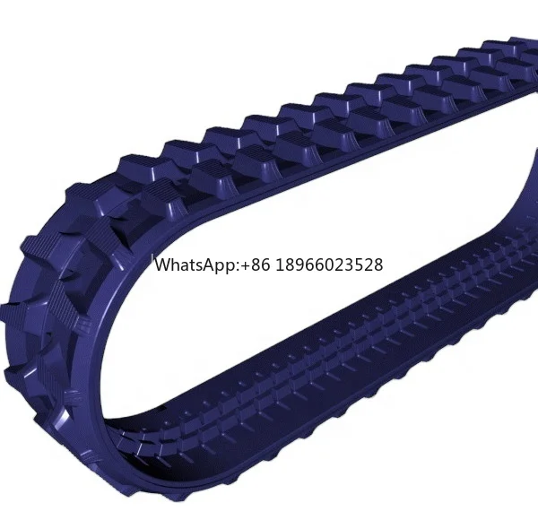 rubber track for crawler robot chassis robot undercarriage rubber track for tracked robot chassis platform