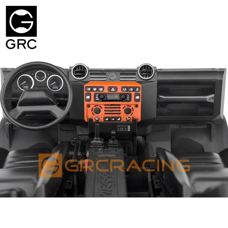 GRC 1/10 Defender Interior Kit w/o Battery Cover for RC TRX-4 Defender Body Simulation Upgrade Parts Accessories #G161D/DG/DF