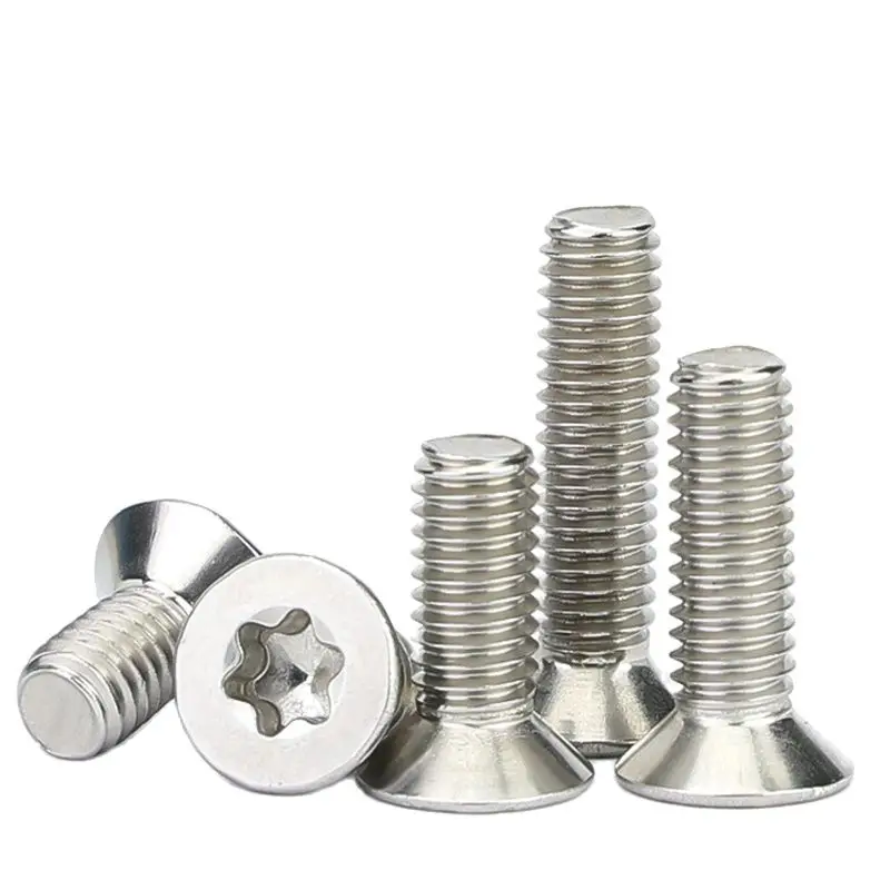 M1.6 M2 M2.5 M3 M4 M5 M6 M8 304 Stainless Steel viti m2 testa piatta wkrety tornillo Torx Flat Countersunk Head Screw Bolt