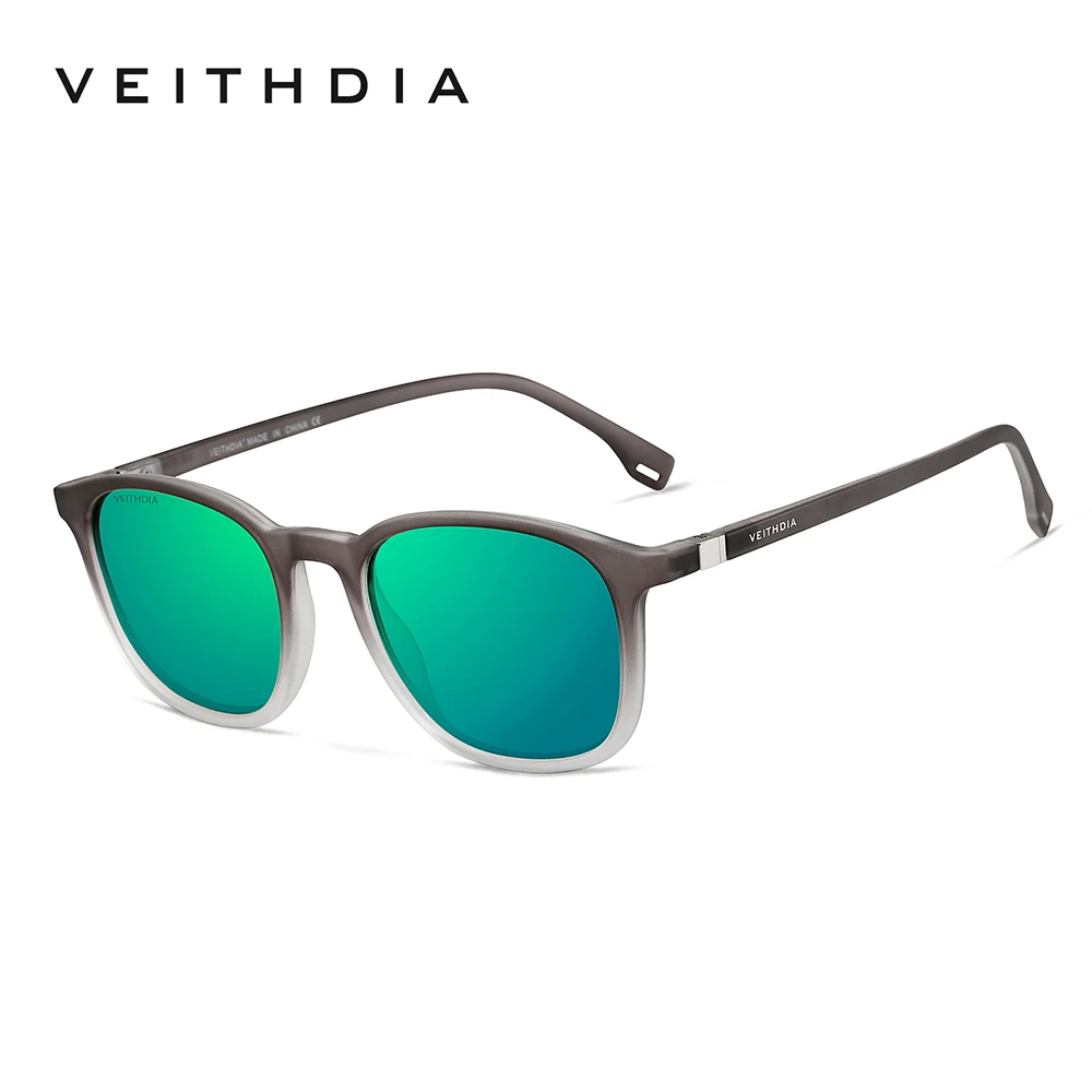 VEITHDIA Marke männer Sonnenbrille Retro TR90 Brillen Polarisierte Linse Vintage Brillen Männlich Fahren Sonnenbrille Für Frauen V7520 3