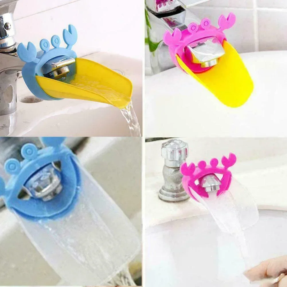 Children Kids Faucet Extender Sink Tap Water Bath Hands Washing Toy for Bathroom xobw