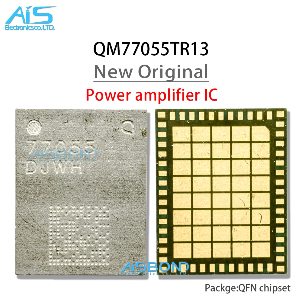 2Pcs/Lot New QM77055TR13 QM77055TR QM 77055 PA IC For Mobile phone Power Amplifier IC 4G Signal Module Chip