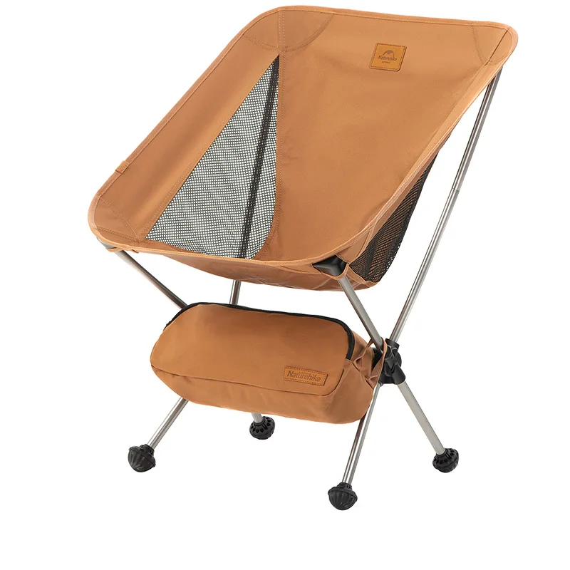 Naturehike Outdoor Aluminum Alloy Portable Folding Chair Lightweight Breathable Camping Fishing Travel Small Chair - YL08