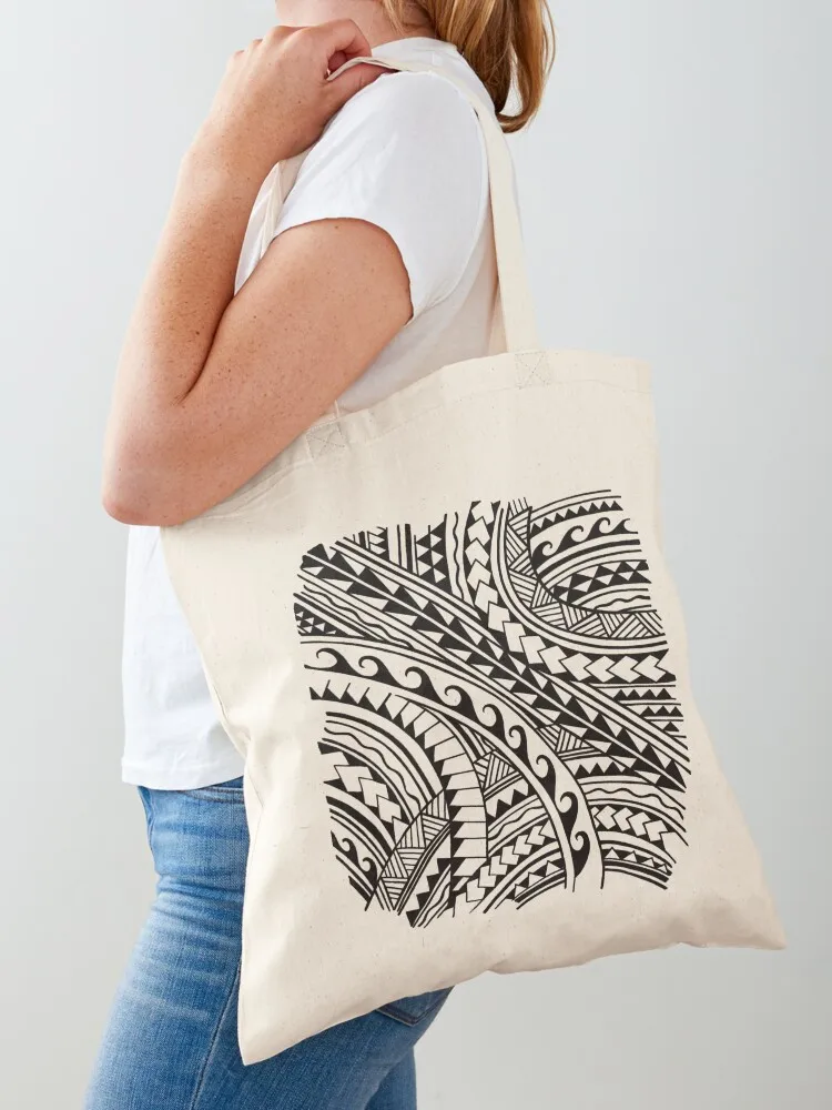 

Hand drawn polynesian tribal Tote Bag shoping bag women bag Canvas for women cute tote
