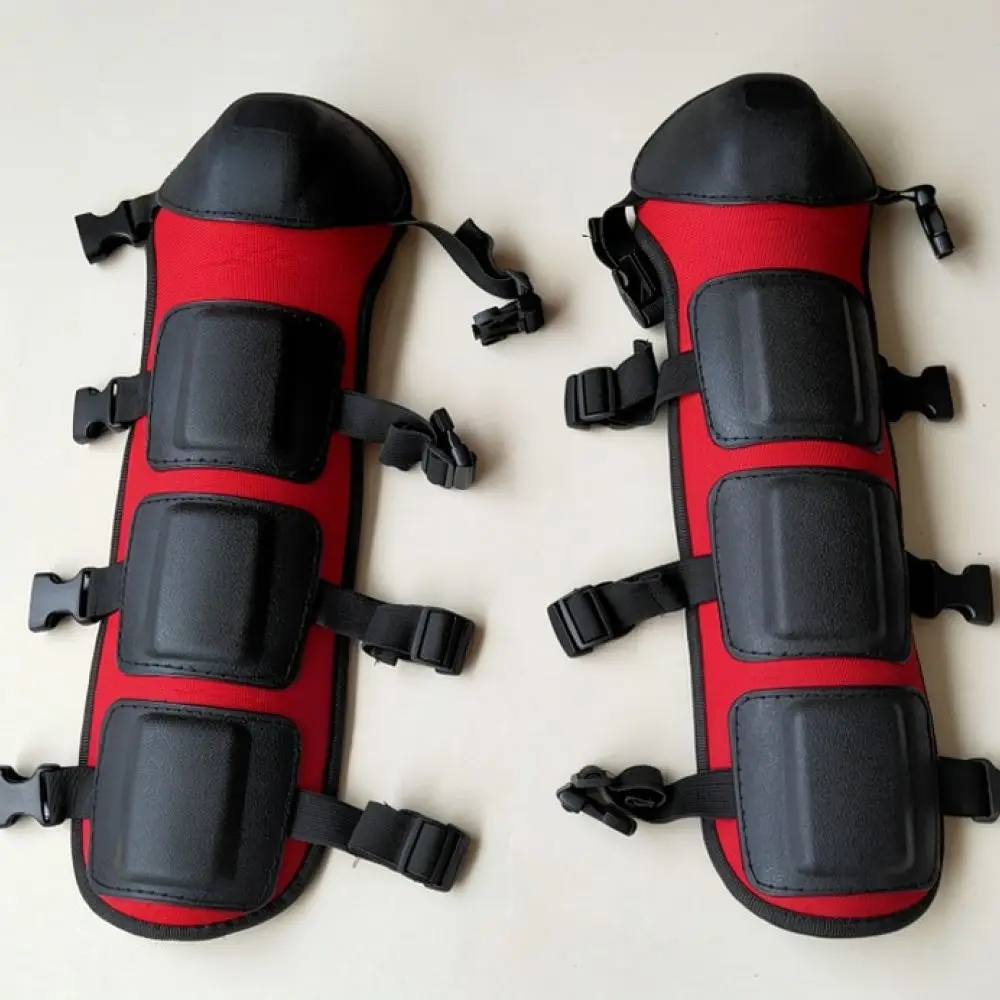 Heavy Duty Knee Shin Protector For Lawn Mower Forestry Work Professional Thickened Sponge Cushion Safe Leg Guard Set