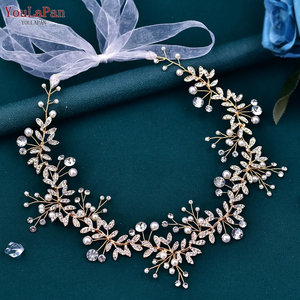 YouLaPan SH233 Rhinestone Bridal Belt Handmade Bead Marriage Bride Belt Evening Gown Sash Ribbon for Wedding Dresses Accessories