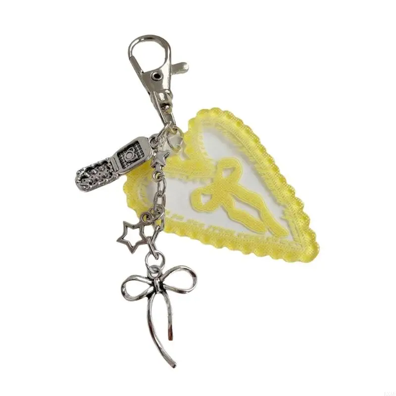 Elegant Acrylic Butterfly Knot Chain Decoration Adorned With Lace Detail For Daily Use And Gifts