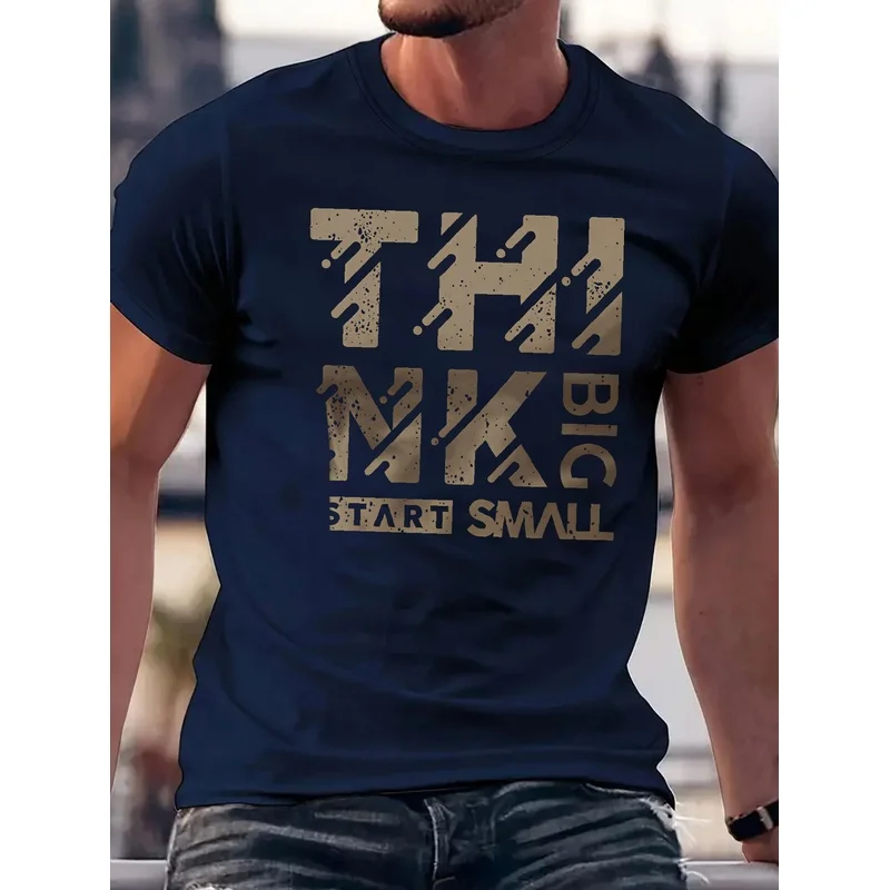Men's T-shirt, New Men's Summer Short-sleeve