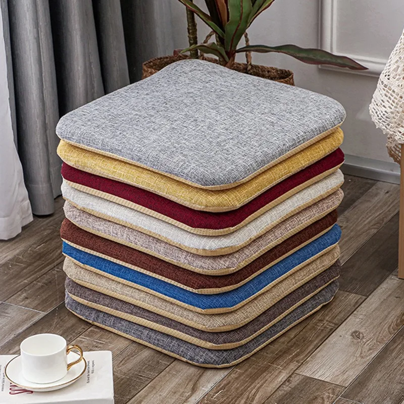 

Rounded/Right Angle Cushion Slow Rebound Breathable Office Chair Cushion Non-slip Square Cushion Decor Home Cojín de esponja