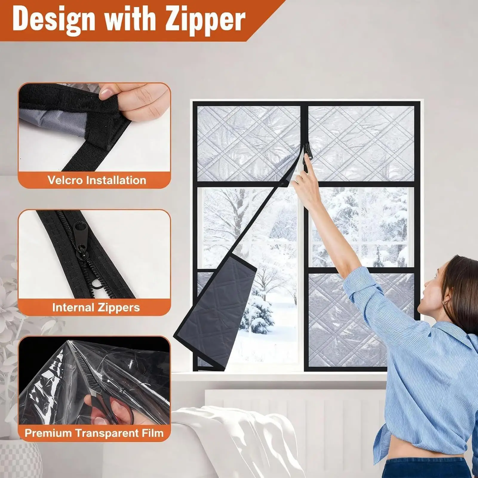 

Зимние теплые шторы, герметичные и изолированные ветрозащитные. Утолщенная изоляция и холодная изоляционная изоляционная пленка.