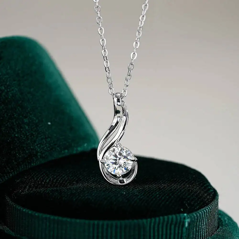 

JoyceJelly D Цвет Муассанит Ожерелье Для Женщин Стерлингового Серебра S925 Свадебные Ювелирные Изделия Роскошный Элегантный Высококачественный Подарок