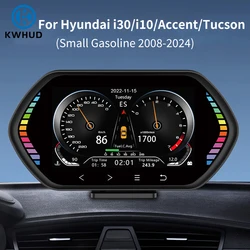 KWHUD HUD OBD2 Display On-board Computer Car Speedometer RPM Slope Meter for Hyundai i30/i10/Accent/Tucson 2008-2024 Gasoline