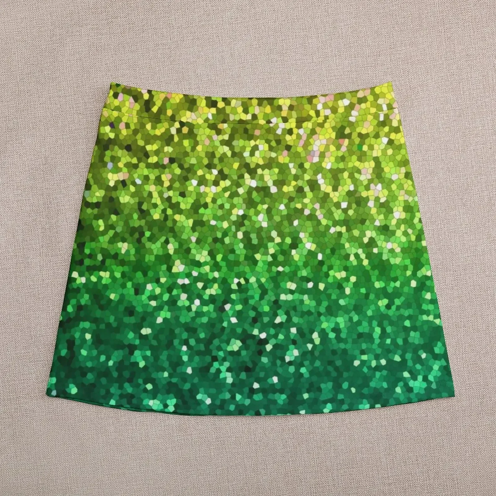 Graphic Mosaic Sparkley Texture G202 Mini Skirt sexy skirt luxury clothes women