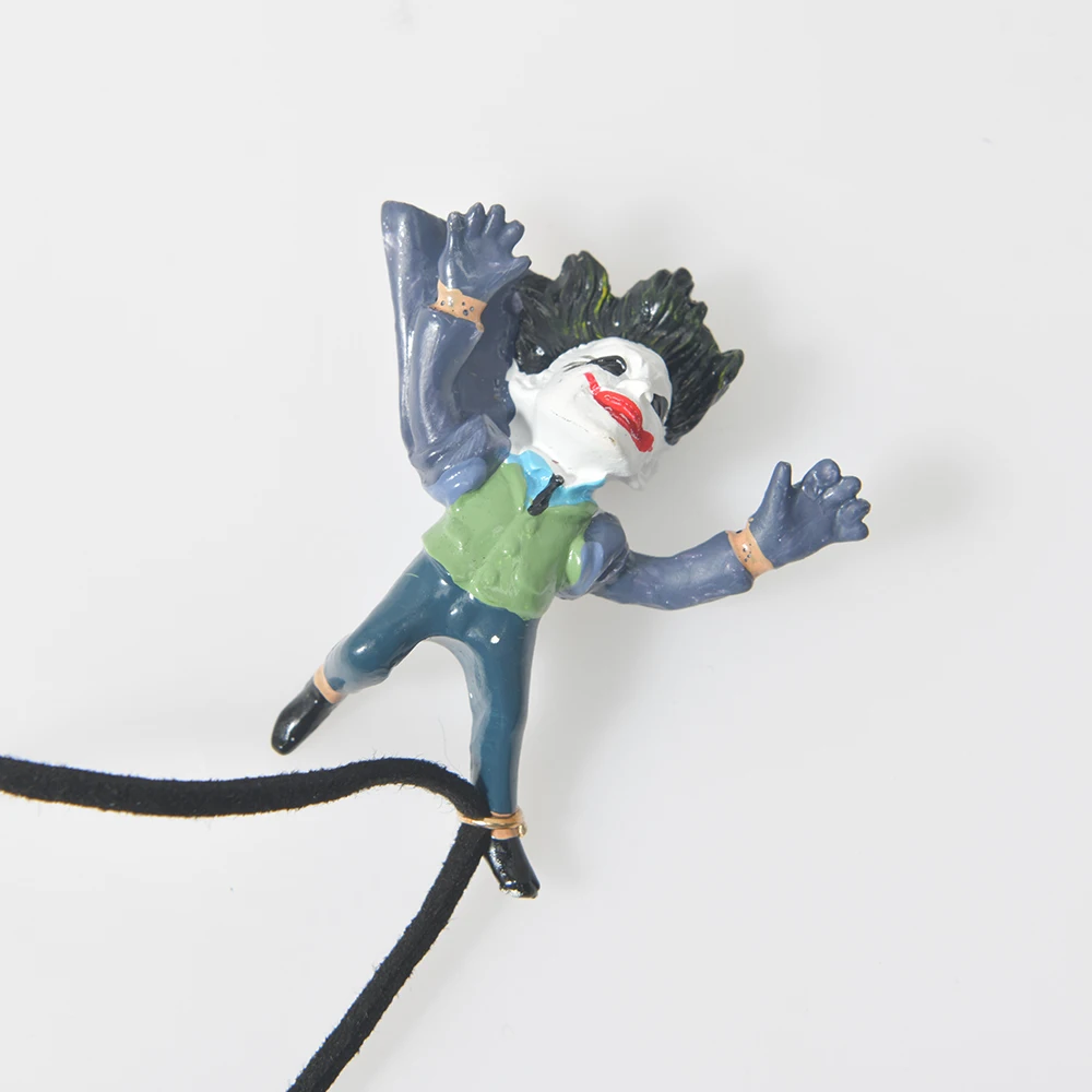 1Pc Funny Joker Car Rearview Mirror Pendant Auto Interior Swing Anime Hanging Decoration  Car Accessories Interior view 2