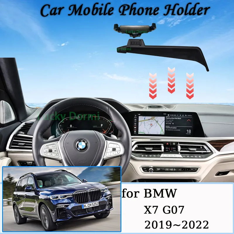 

Car Mount for BMW X7 G07 M50i 2019~2022 New MagSafe Magnetic Screen Mobile Phone Holder GPS Bracket Gravity Stand Accessories