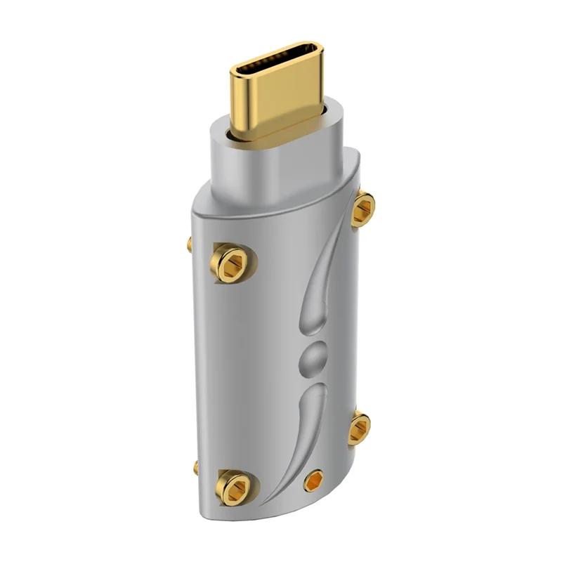 VIBORG Placcato Oro MINI USB Tipo-C Connettore Spina Jack Presa di Coda Porta MN08 MT08 Per Hifi Audio FAI DA TE