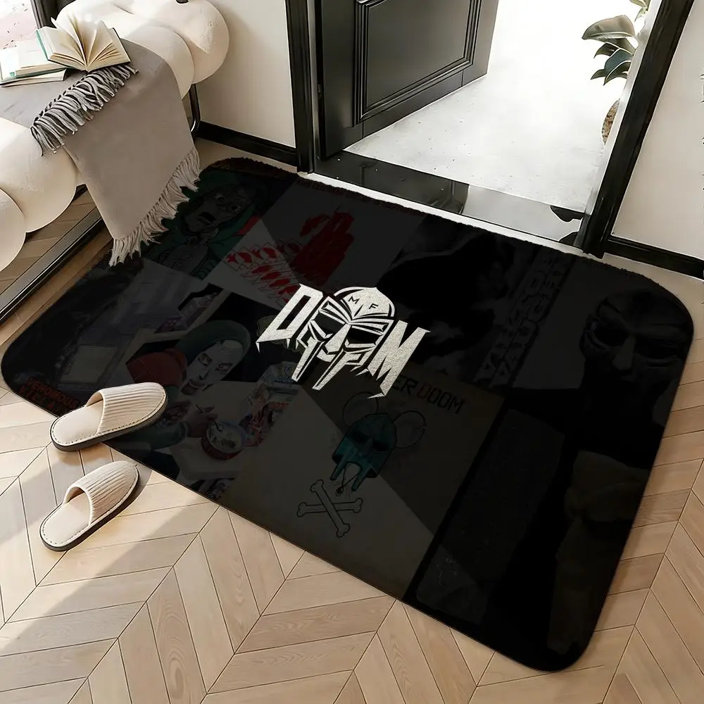 Soft Absorbent Non-Slip Rug Rapper MF DOOM Floor Mat Home Decor Doormat Bedroom Floor Mat Shower Carpet