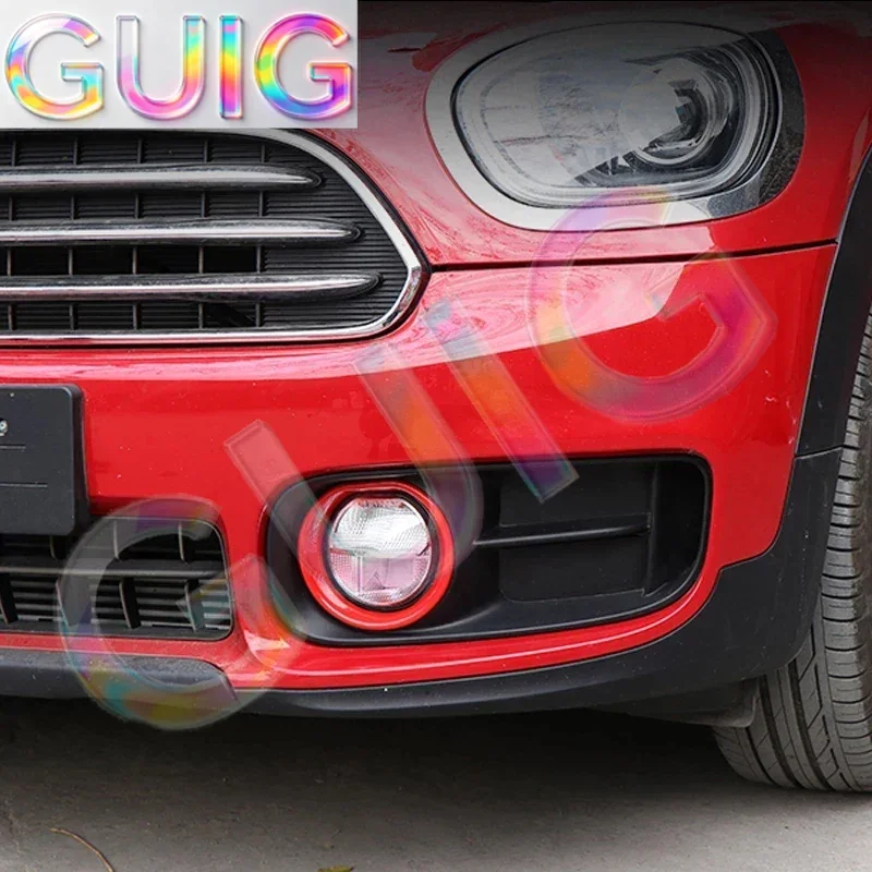 for Mini Cooper F60 Accessories for Mini F60 Countryman JCW for Mini Countryman F60 Car Front Fog Lamp Frame Sticker