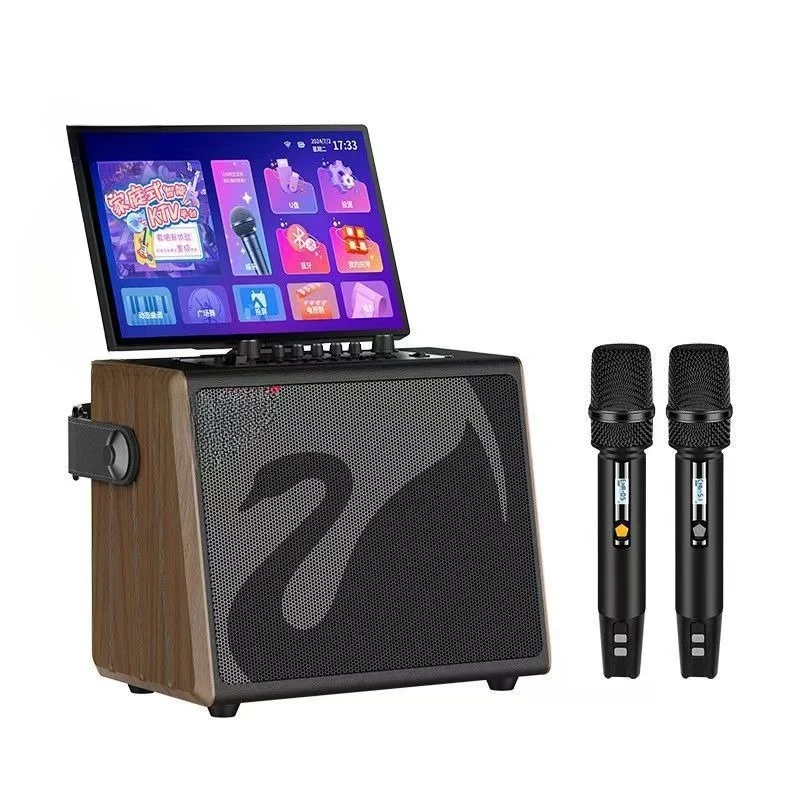 

Square dance, video and audio, outdoor, home Karaoke with large screen, microphone, karaoke all-in-one machine