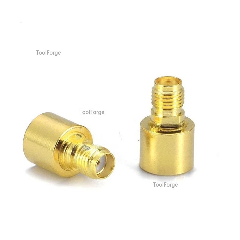 10pcs/100pcs SMA Fast Plug Adapter Quick Connector SMA Male to SMA Female 12GHz 50ohm VSWR 1.2 Brass Gold Plated