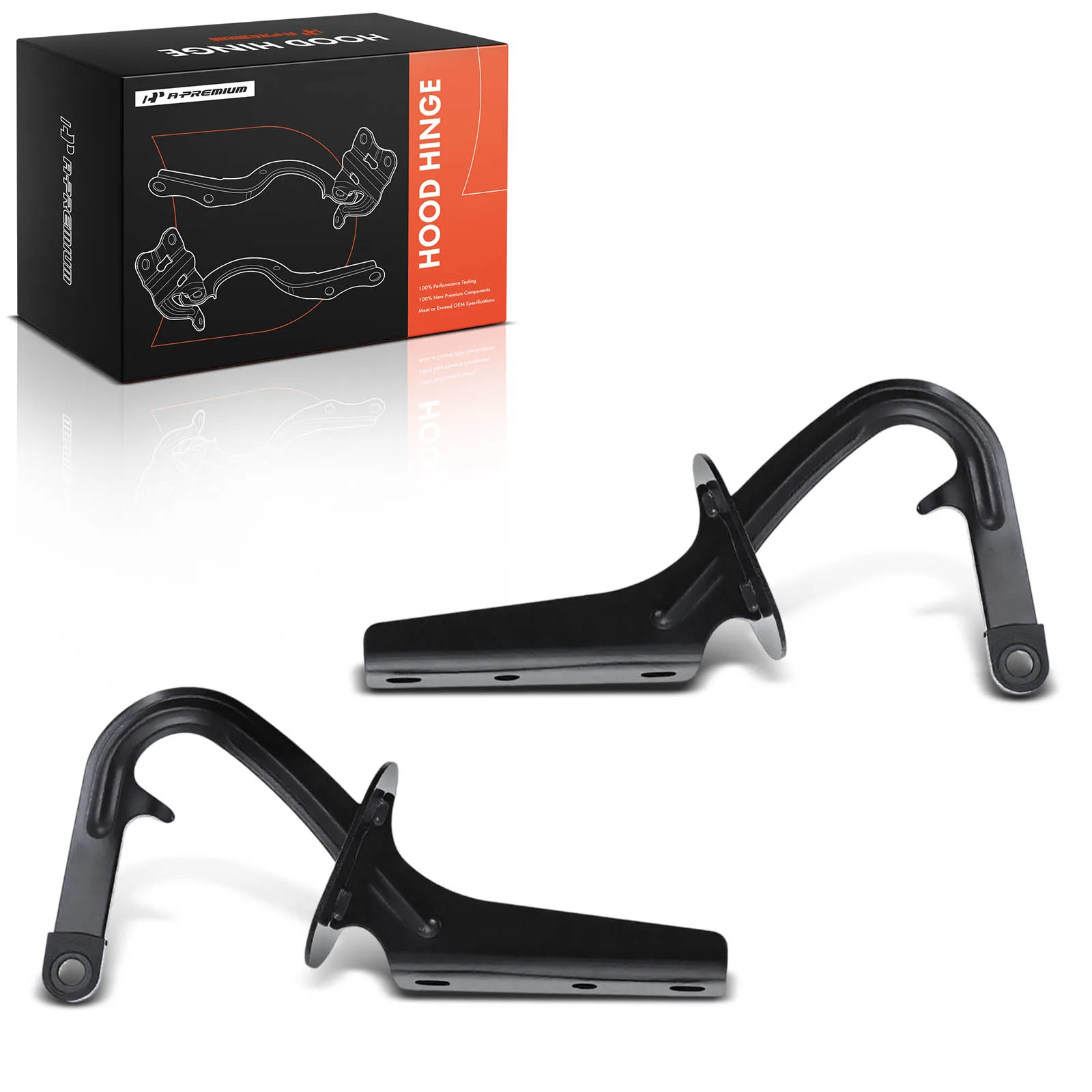 A-Premium Pair Front Driver & Passenger Side Hood Hinge for Nissan Pathfinder 1987-1995 Pickup 1995-1997 D21 Pickup 1986-1994
