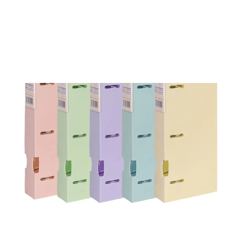 Bview Art حافظة قابلة لإعادة الملء مكونة من 4 حلقات لورق A4 - قم بتنظيم المستندات المكتبية والملفات والأوراق بشكل آمن #3