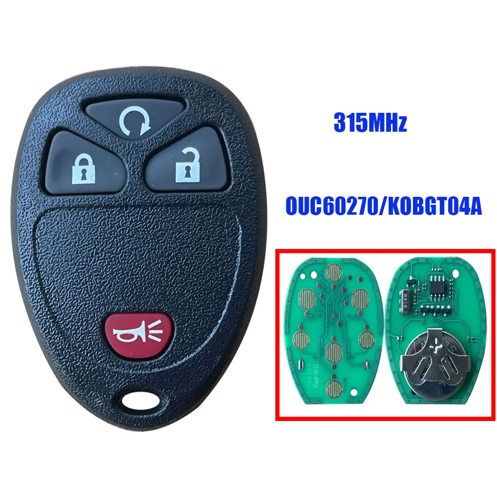 

Remote key KOBGT04A 315Mhz For Chevrolet Captiva HHR Uplander Pontiac Montana SV6 Saturn Relay Buick Terraza OUC60270