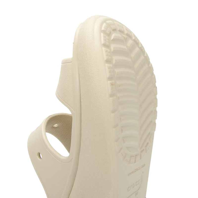 Zapatos de mujer Crocs, sandalias clásicas de moda Puff, zapatillas suaves transpirables con Tacón de Cuña que aumentan la altura 207670-2Y2