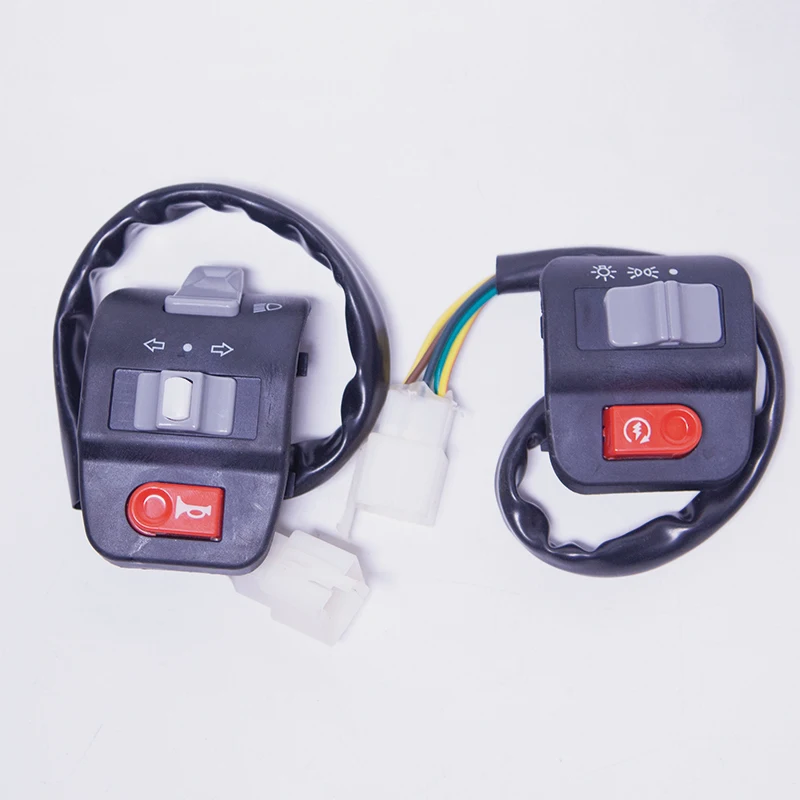 Handlebar Combination Switch Assembly for Electric Scooter Xunying Qiaoge Shangling, Horn Headlight Turn Signal Control Switch