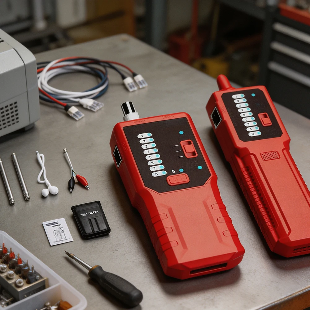 GD601 Cable Verification Tool for RJ45 RJ11 BNC Lines with Accurate Break and Short Location on Non Live Circuits