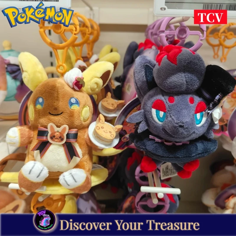 本物のポケモン-ピカチュウ-ゾロア-ぬいぐるみ-ペンダント-バッグチャーム-アニメグッズ-ソフト素材-ぬいぐるみ人形-アニメ-スカーフ-シャツ-かわいい-クリスマスギフト