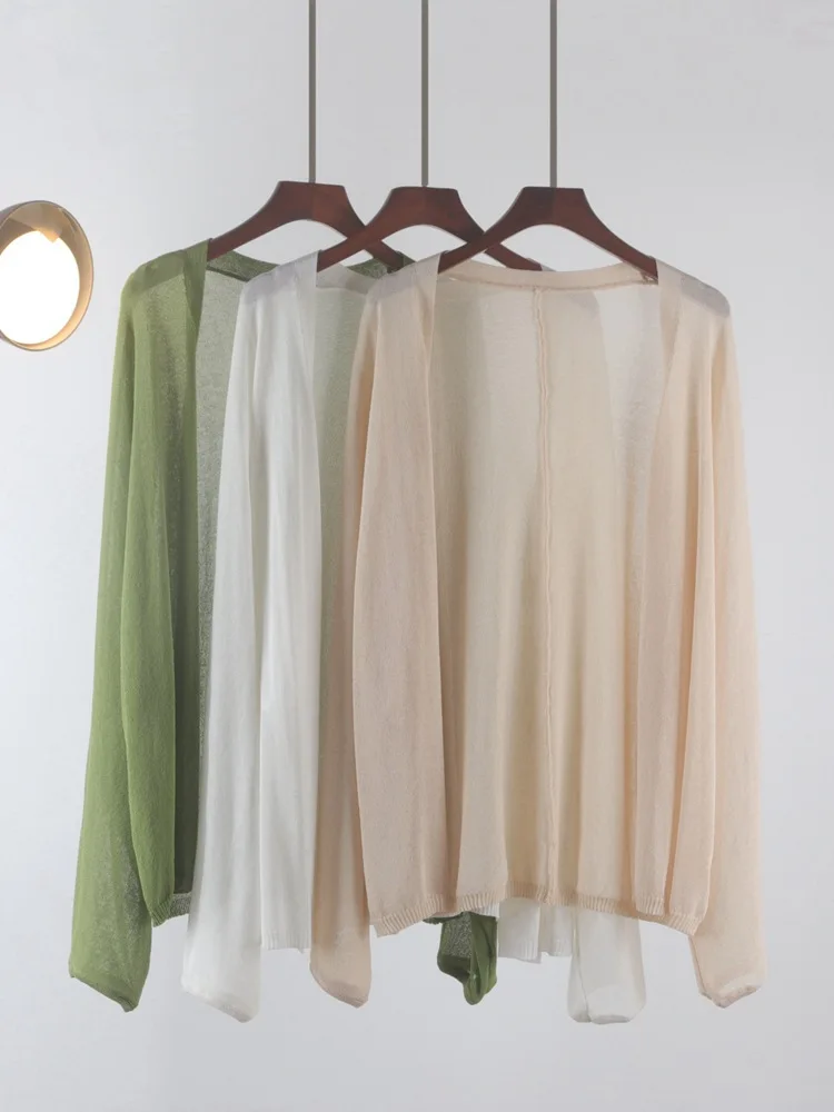 

New solid sweater candy women Knit Top Fashion Female Cardigan summer spring Long sleeve adult jacket clothe ladies M L