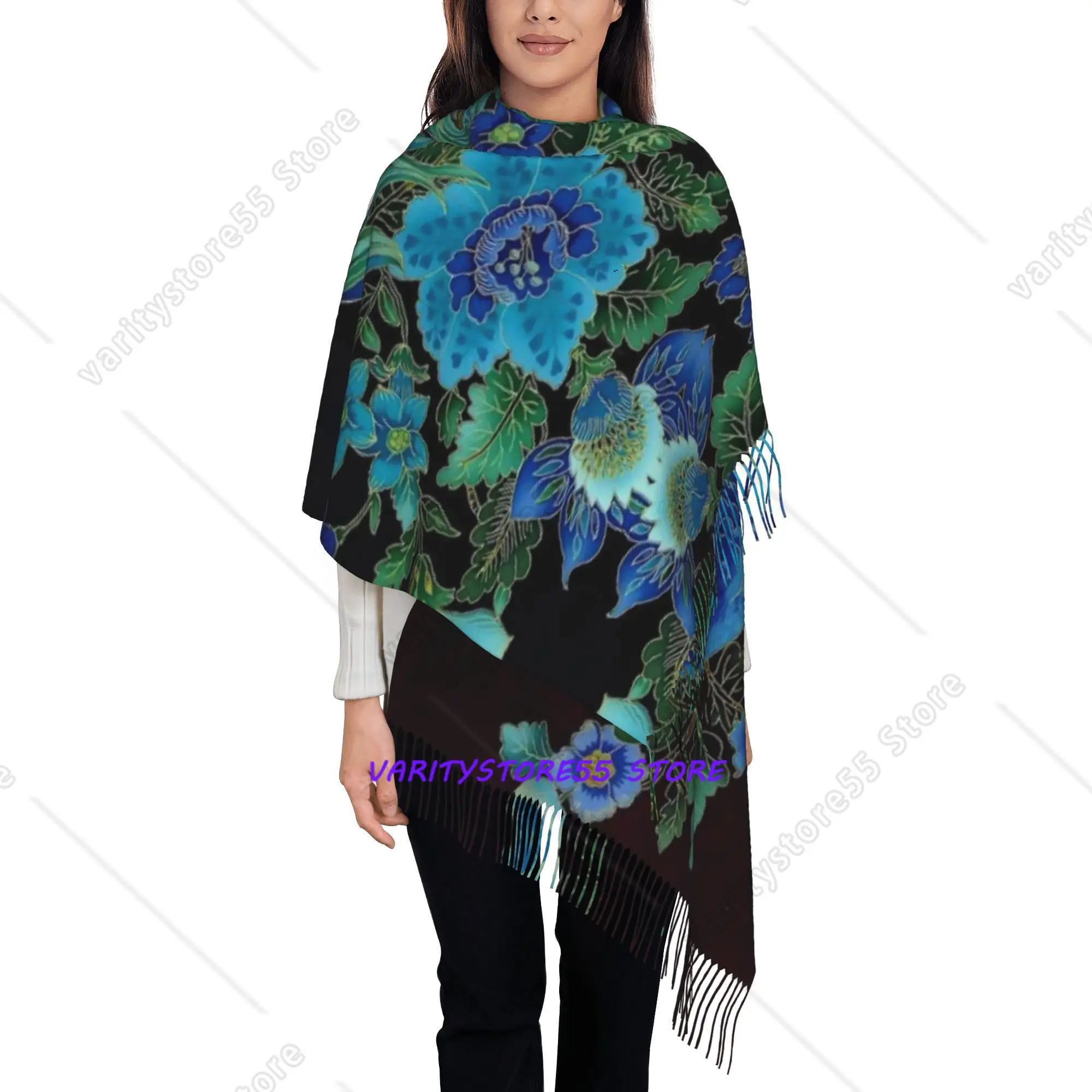 Unisex Autumn Winter Fashion Scarf from Peacock Women Men Winter Fall Warm Scarves Shawls Wraps