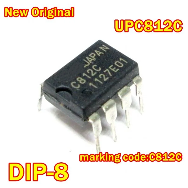 1Pcs to 100Pcs New Original Upc812C Dip-8 Marking Code:C812C Dual J-Fet Input Low-Offset Operational Amplifier