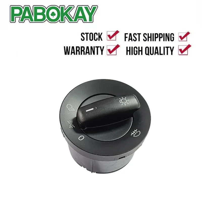 

1 Unit x 1K0941431B 1K0941431BB Headlight Light Switch For VW Jetta Golf 5 6 Passat B6 Rabbit Tiguan