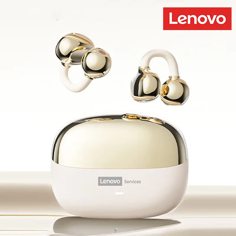 سماعات أذن Lenovo LE302 OWS بمشبك أذن، بلوتوث 6.0، مكالمات عالية الدقة، سماعات ألعاب منخفضة الكمون