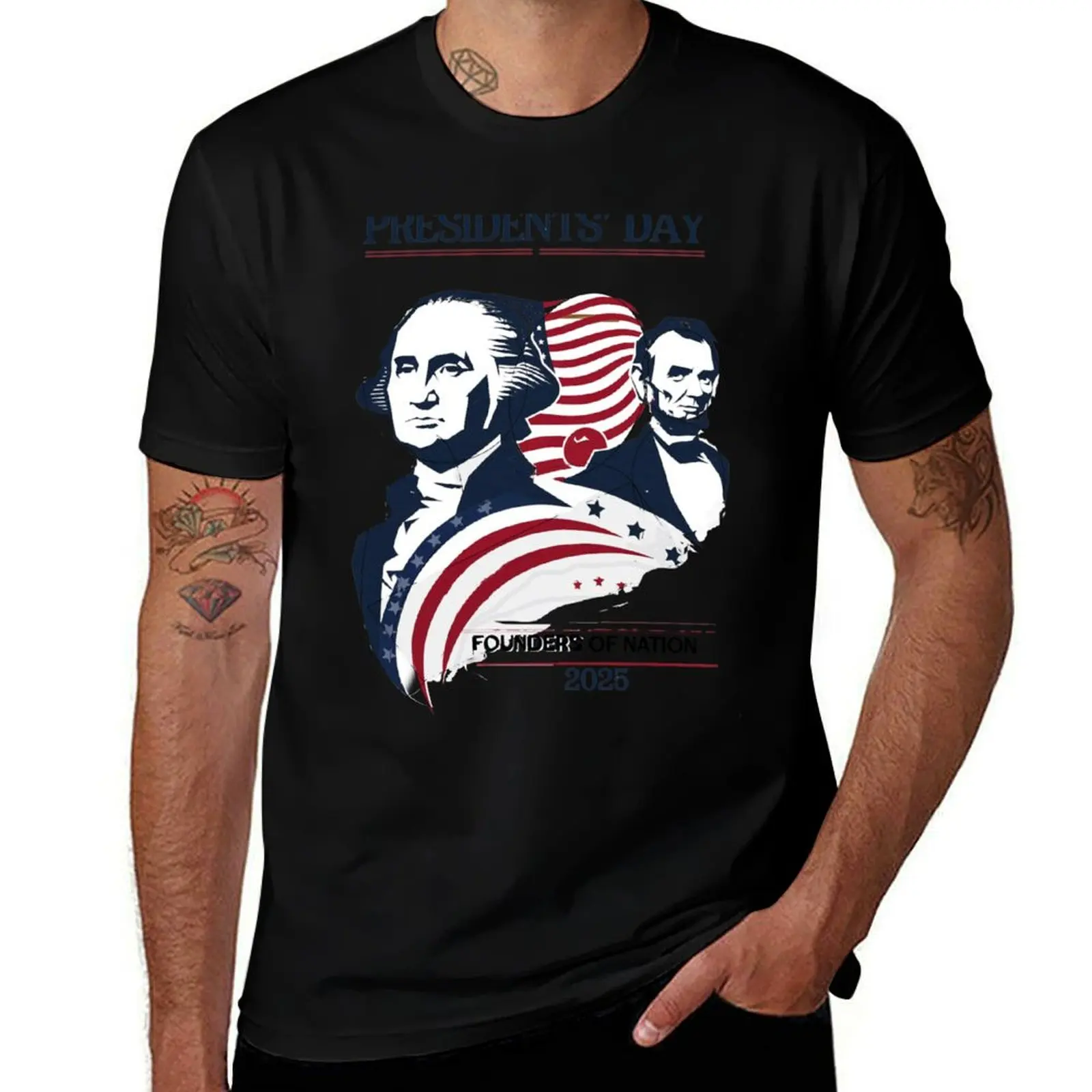 presidents day T-Shirt Fashion Graphic Tee for Men