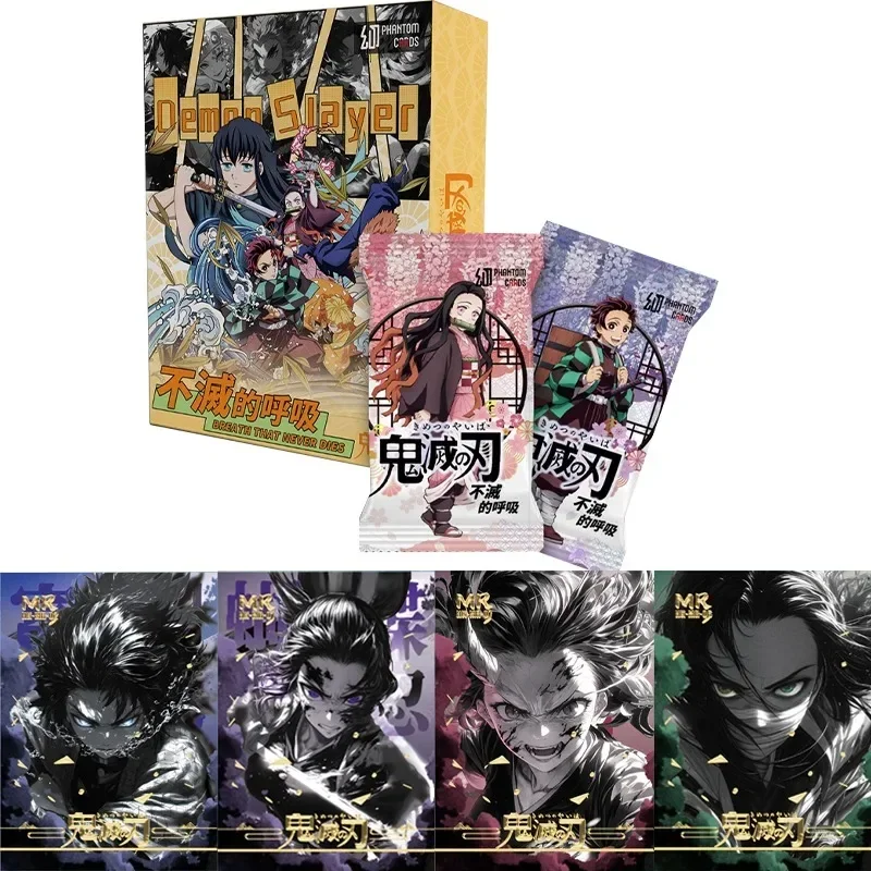 

Original Demon Slayer Card Full Set Rare SSP SP Cards Tanjirou Kamado Nezuko Anime Character Collection Card Children Toy Gift