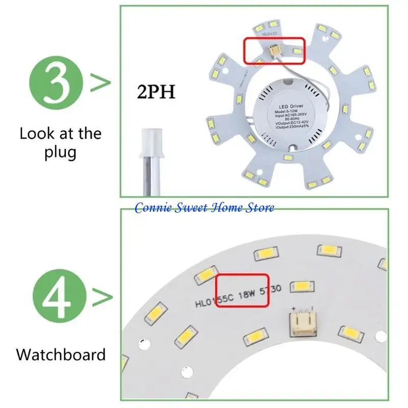 LXAF Led Ceiling Lamp Driving Power Ballast AC180-260V Power 8-12W/8-25W/22-40W