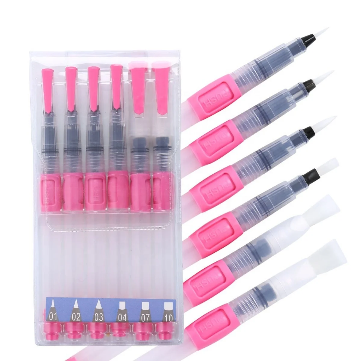 

Water storage Nylon solid watercolor brush Water injection brush Water storage pen